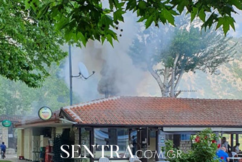 Καστοριά: Φωτιά στην καμινάδα του αναψυκτηρίου